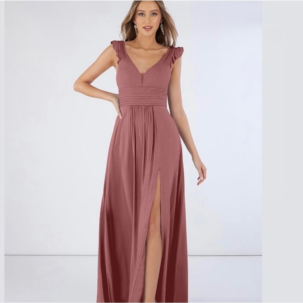 NEW! Azazie Mykonos Desert Rose Dress